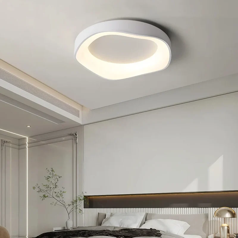 LED Deckenleuchte Dimmbar mit Wellenring-Design für Schlafzimmer