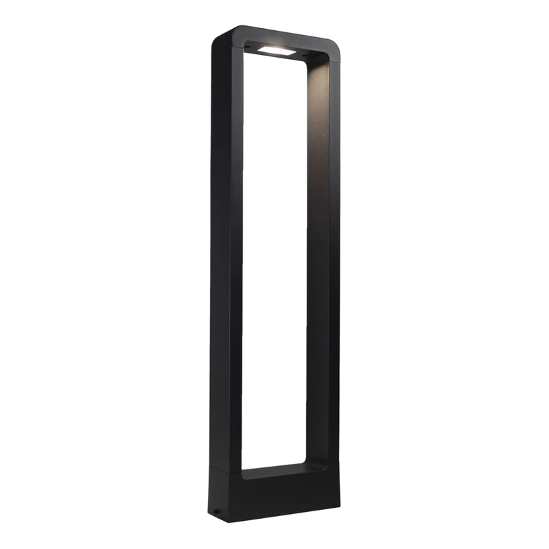 LED Garden Post - Stehende Außenleuchte | 7 Watt | 40cm | Schwarz | IP65 | 3000K - Warmweiß | BALI