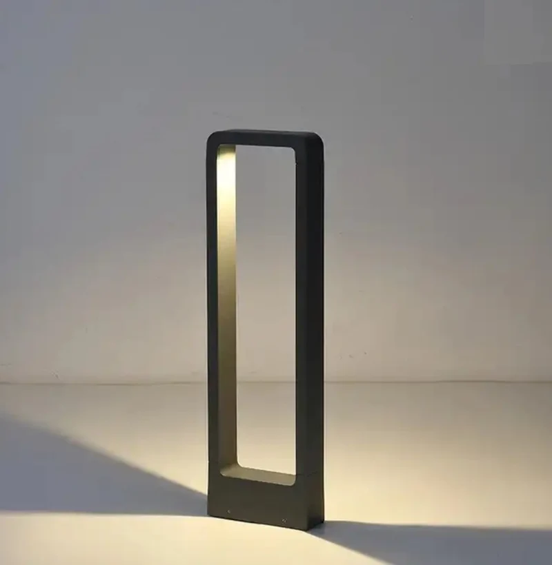 LED Garden Post - Stehende Außenleuchte | 7 Watt | 40cm | Schwarz | IP65 | 3000K - Warmweiß | BALI