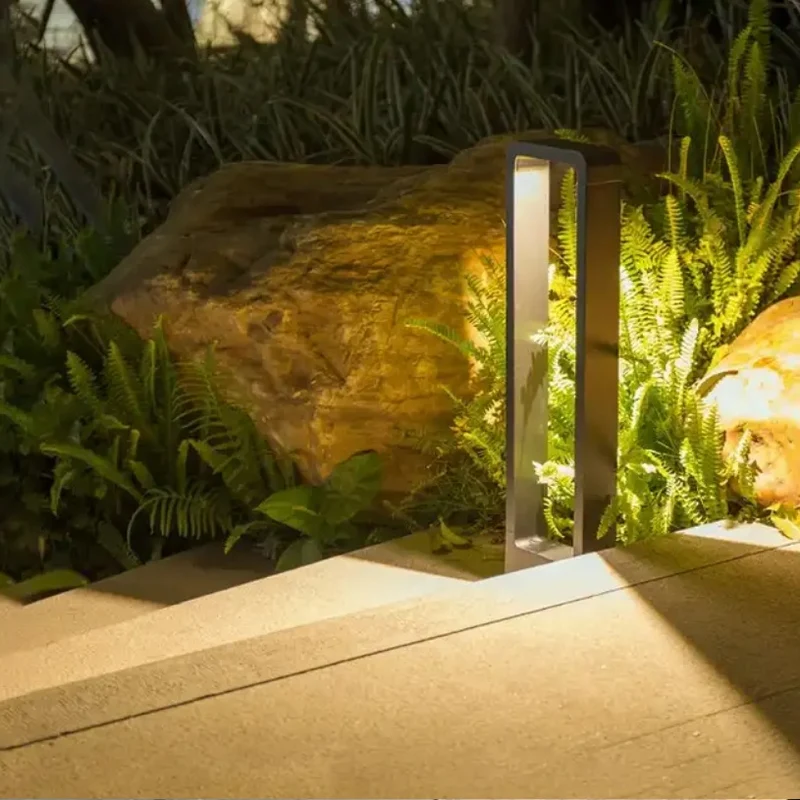 LED Garden Post - Stehende Außenleuchte | 12 Watt | 60cm | Schwarz | IP65 | 3000K - Warmweiß | BALI