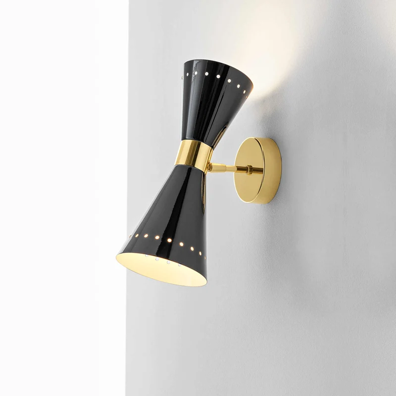 Brass Wall Lamp MEGAFONO by Stilnovo