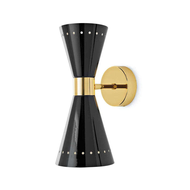 Brass Wall Lamp MEGAFONO by Stilnovo