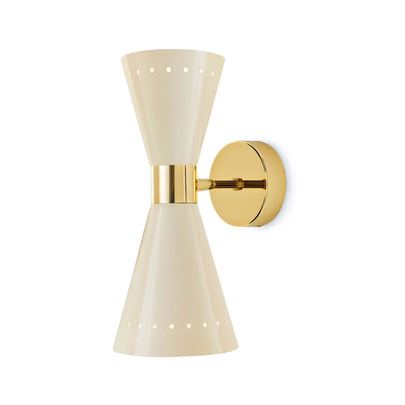 Brass Wall Lamp MEGAFONO by Stilnovo