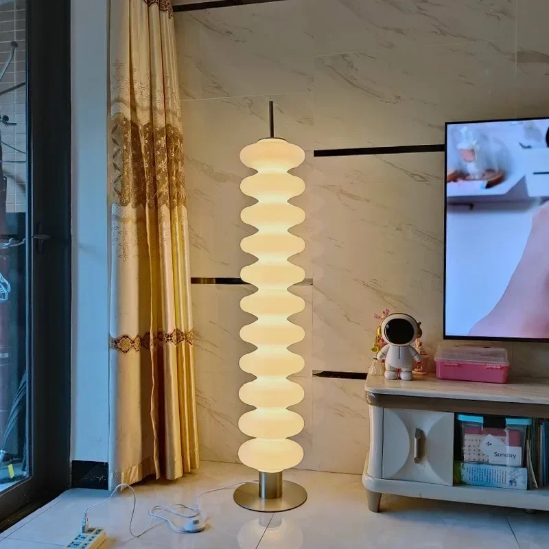 Moderner Stehlampe aus Acryl mit Dimmer – Tour d’Ondes
