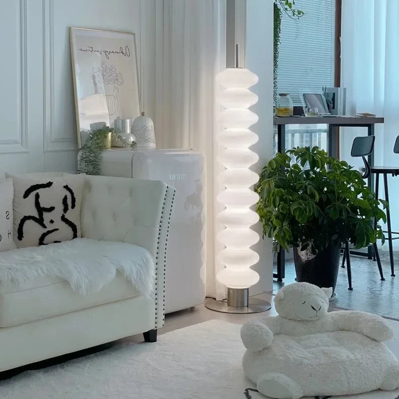 Moderner Stehlampe aus Acryl mit Dimmer – Tour d’Ondes
