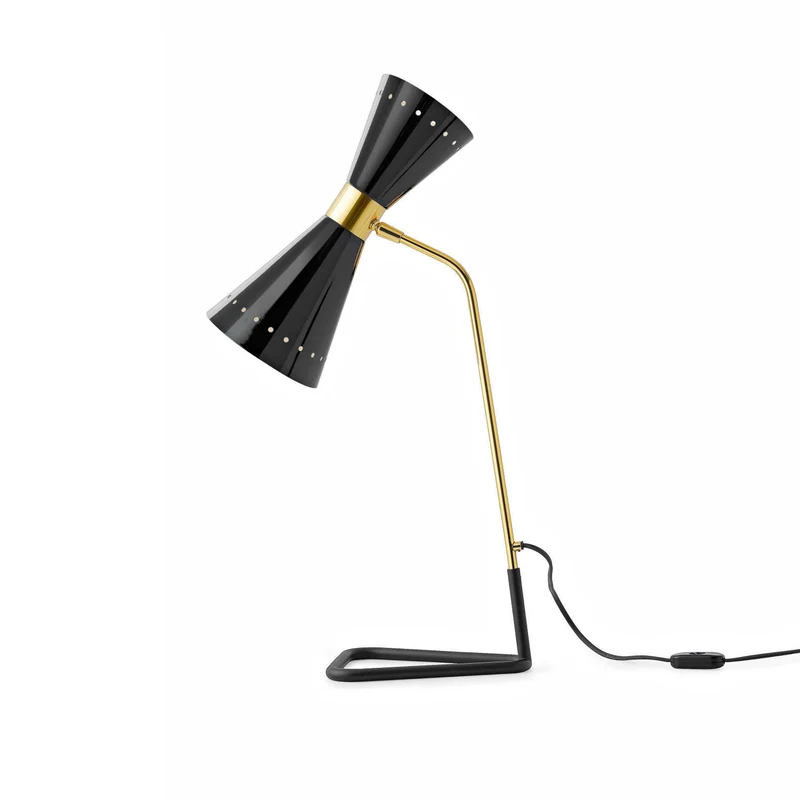Brass Table Lamp MEGAFONO by Stilnovo
