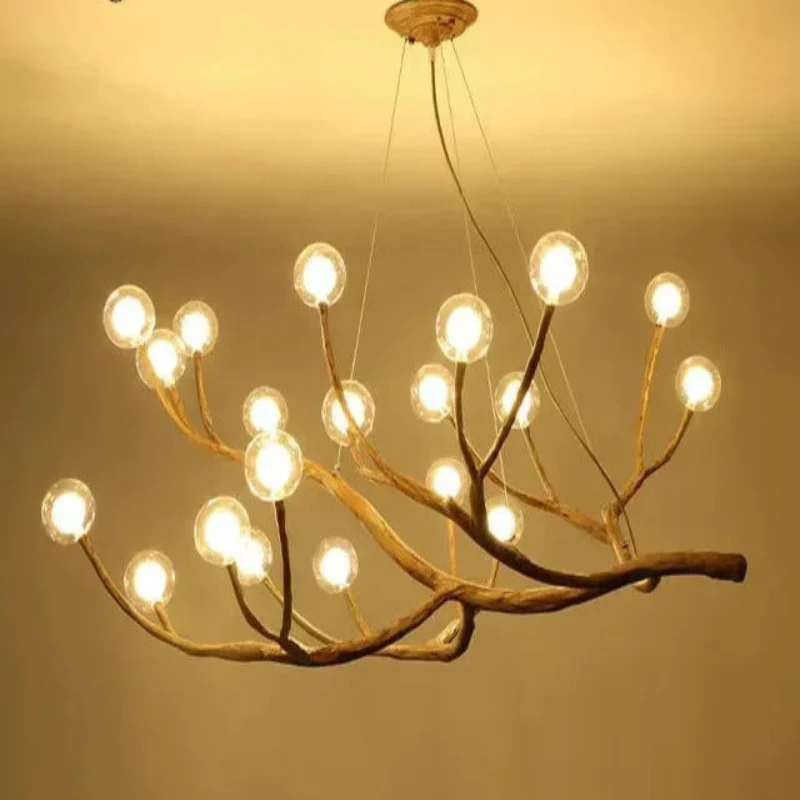 Moderner Trend-Luster mit Bernstein-Glas – Haloa