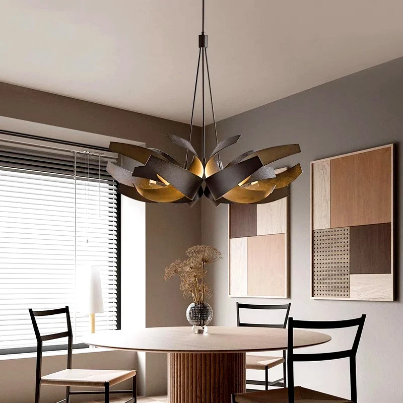 Moderne Hängelampe aus Metall und Acryl – Cristallo