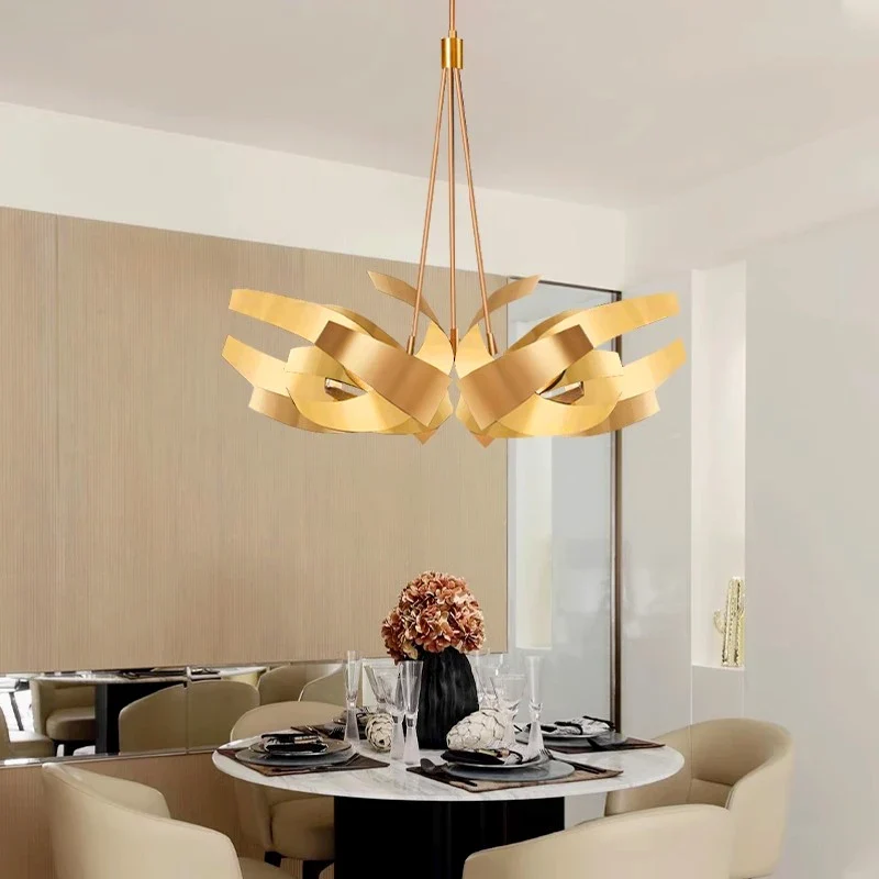 Moderne Hängelampe aus Metall und Acryl – Cristallo