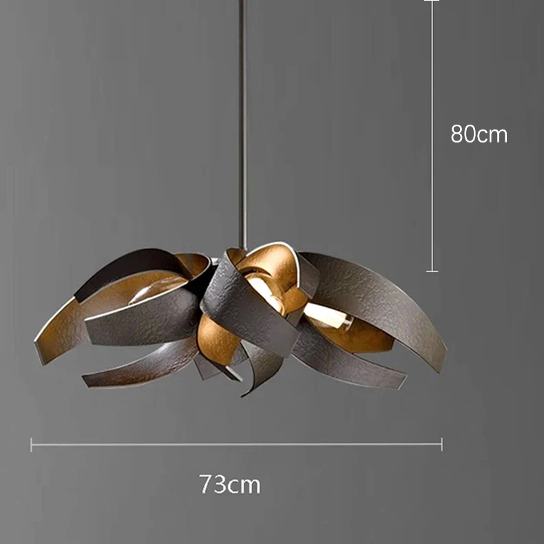 Moderne Hängelampe aus Metall und Acryl – Cristallo