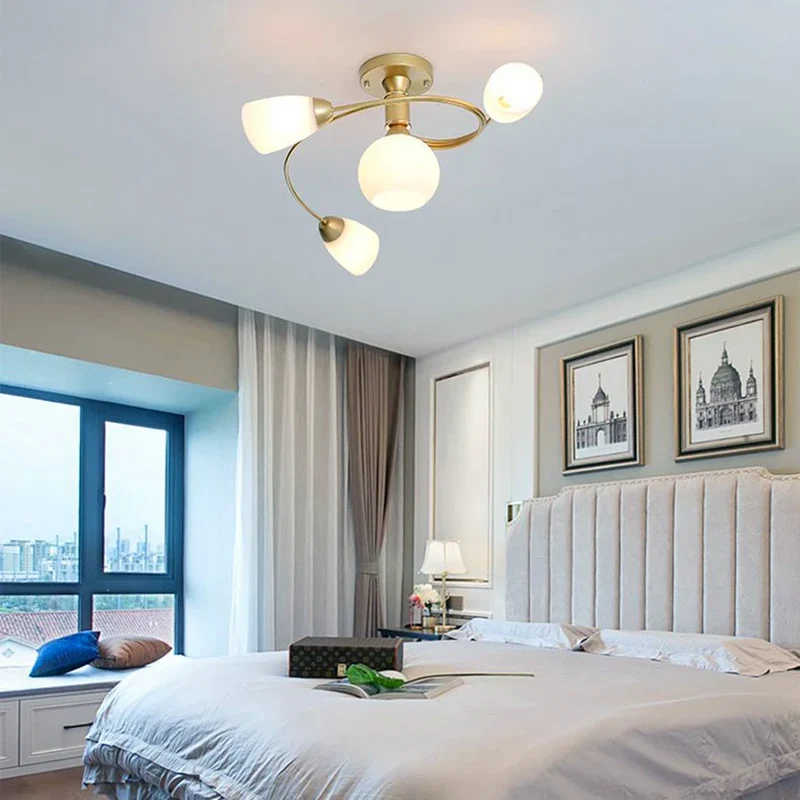 Moderne Deckenleuchte mit schwenkbaren Ringen und integrierten LEDs – Irisso
