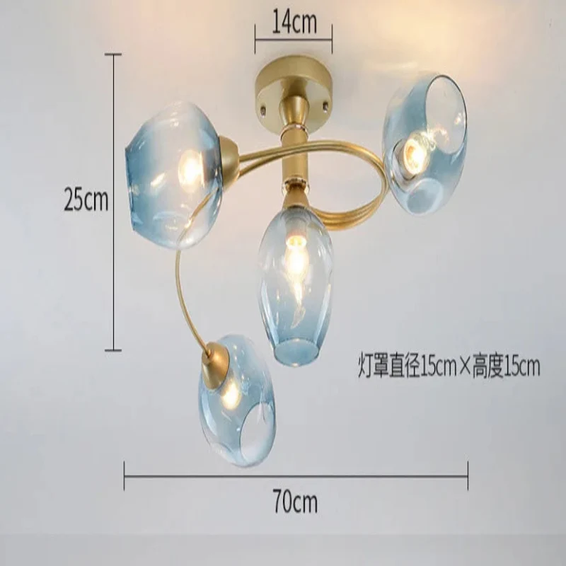 Moderne Deckenleuchte mit schwenkbaren Ringen und integrierten LEDs – Irisso