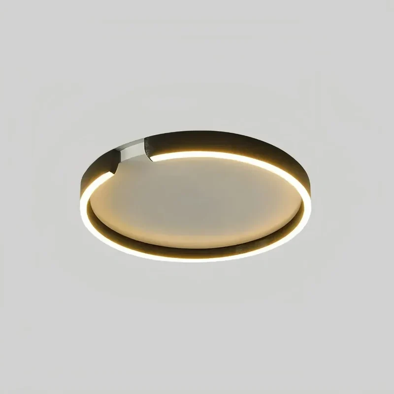 Moderne LED-Deckenleuchte mit Ringen, dimmbar – ideal für Schlafzimmer