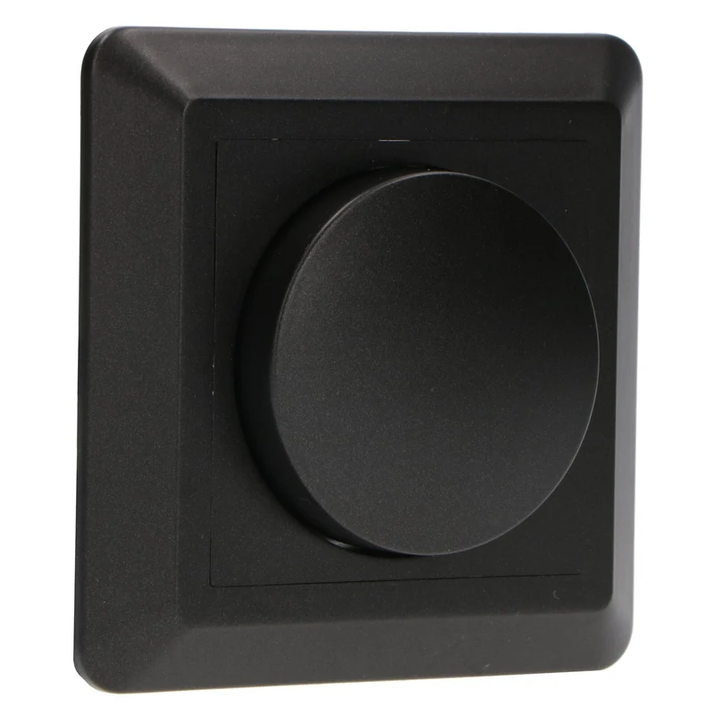 Dimmerabdeckung mit Rahmen weiß für Dimmer mit 4/6 mm Achse - LED's Light