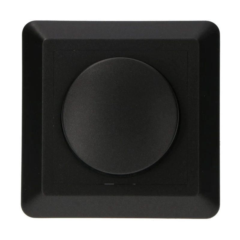 Dimmerabdeckung mit Rahmen weiß für Dimmer mit 4/6 mm Achse - LED's Light