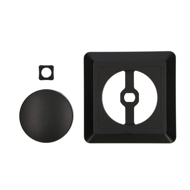 Dimmerabdeckung mit Rahmen weiß für Dimmer mit 4/6 mm Achse - LED's Light