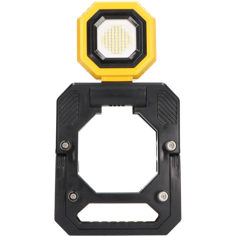 Akku LED-Arbeitsstrahler mit Zangenklemme für Rohre 15W kaltweiss 3-6h Laufzeit - LED's Work