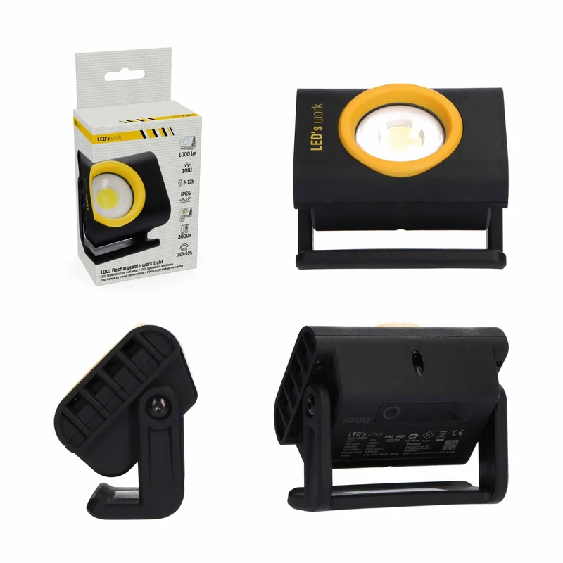 LED's Work Compact LED Arbeitsleuchte 1000 - Mit Akku - Dimmbar in 10 Stufen - IP65