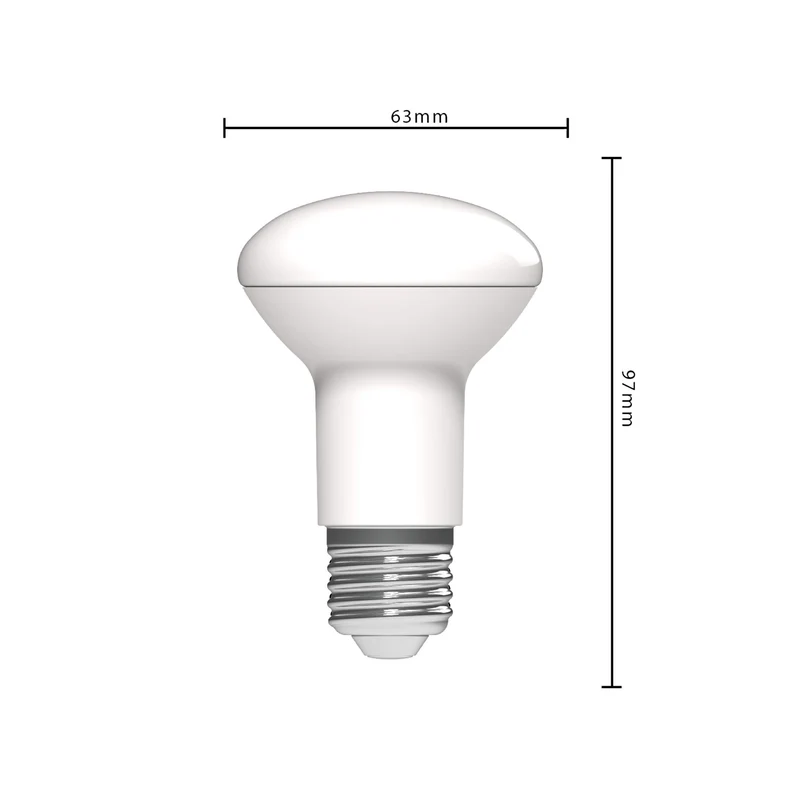 LED Reflektor E27 7,0W warmweiß Opal R63 - LED's Light