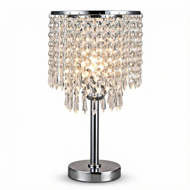 Elegante Kristalltischlampe – Liora