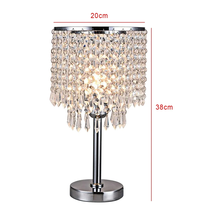 Elegante Kristalltischlampe – Liora