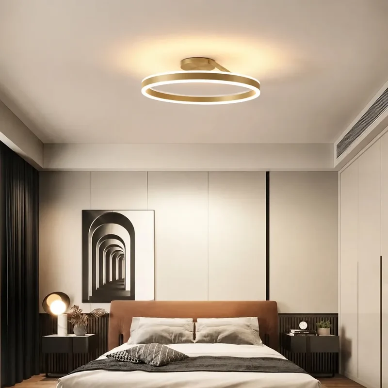 LED Deckenleuchte Dimmbar Ringform für Schlafzimmer