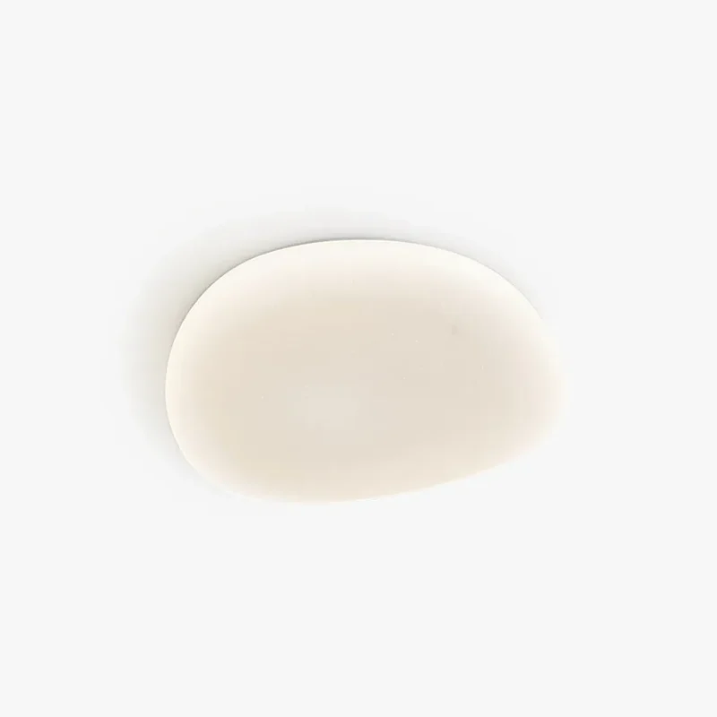 LED Deckenlampe Steindesign Weiß für Schlafzimmer