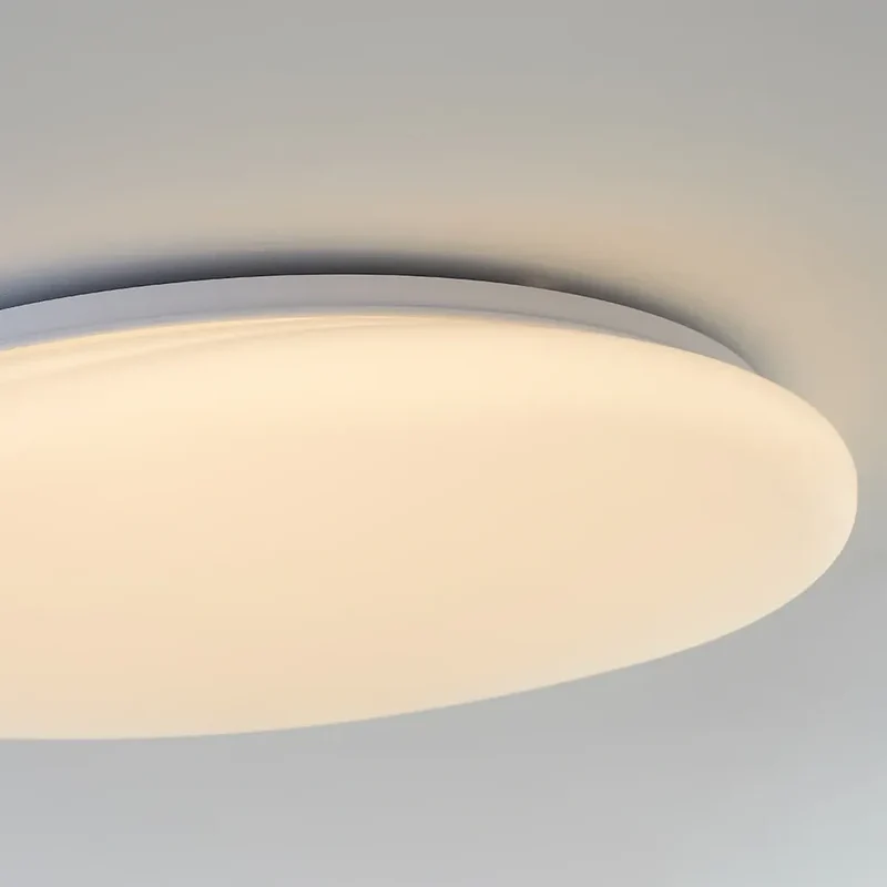 LED Deckenlampe Steindesign Weiß für Schlafzimmer