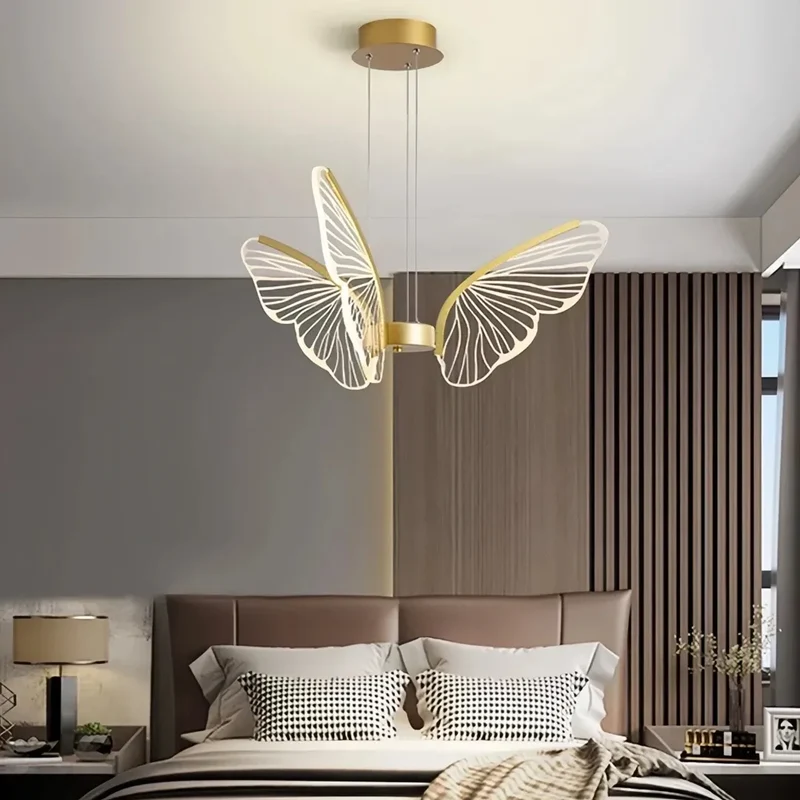 Moderne Pendelleuchte Schmetterling Design dimmbar für Esszimmer