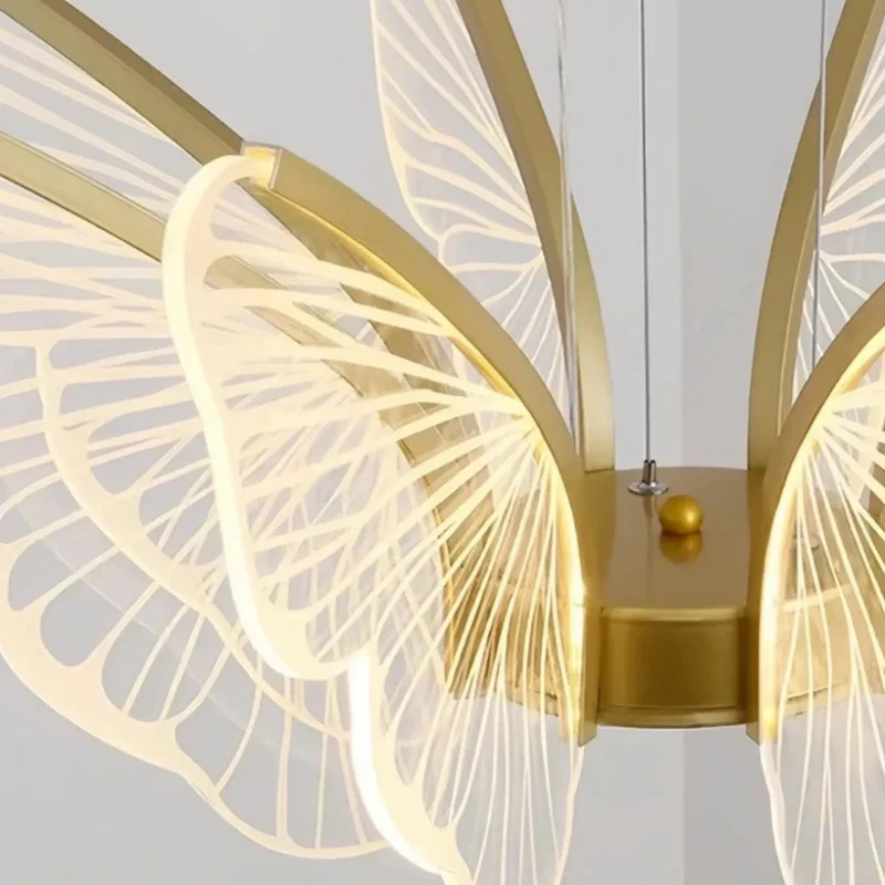 Moderne Pendelleuchte Schmetterling Design dimmbar für Esszimmer