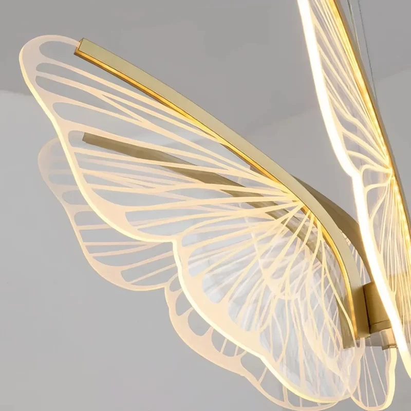Moderne Pendelleuchte Schmetterling Design dimmbar für Esszimmer