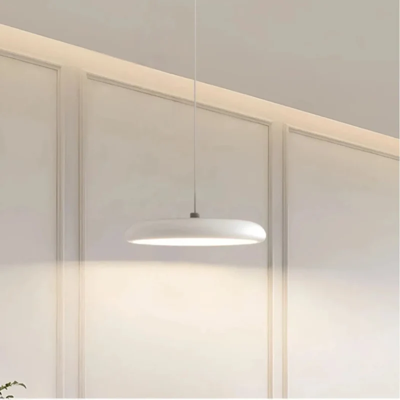 Moderne runde LED-Pendelleuchte für das Esszimmer, dimmbar