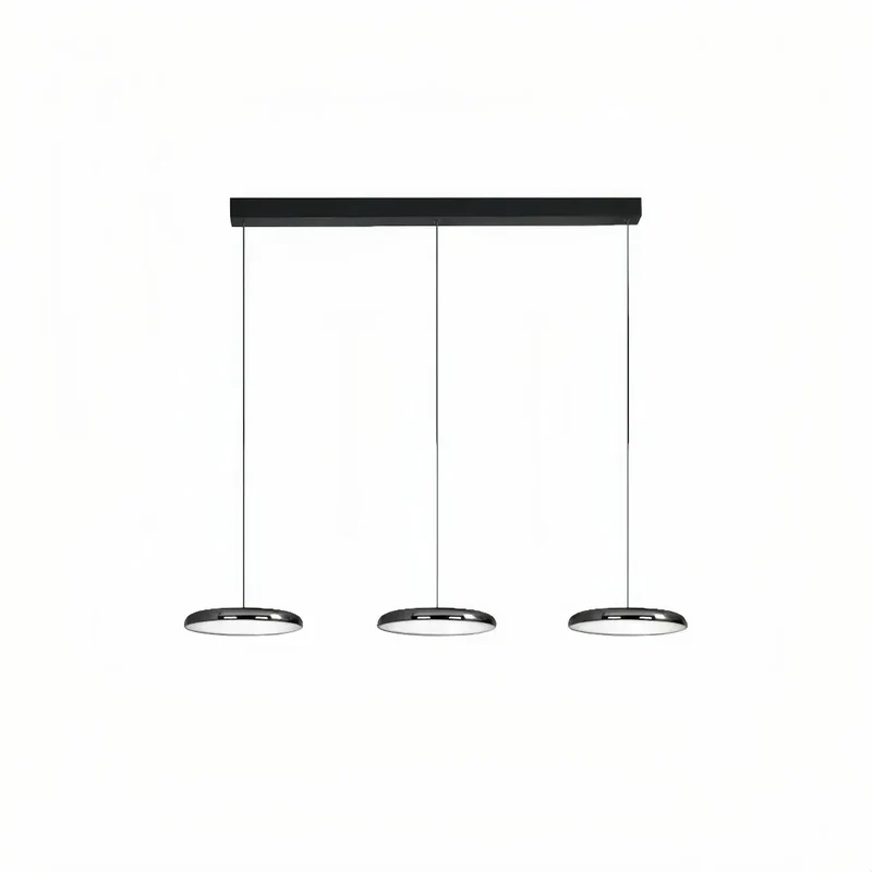 Moderne runde LED-Pendelleuchte für das Esszimmer, dimmbar