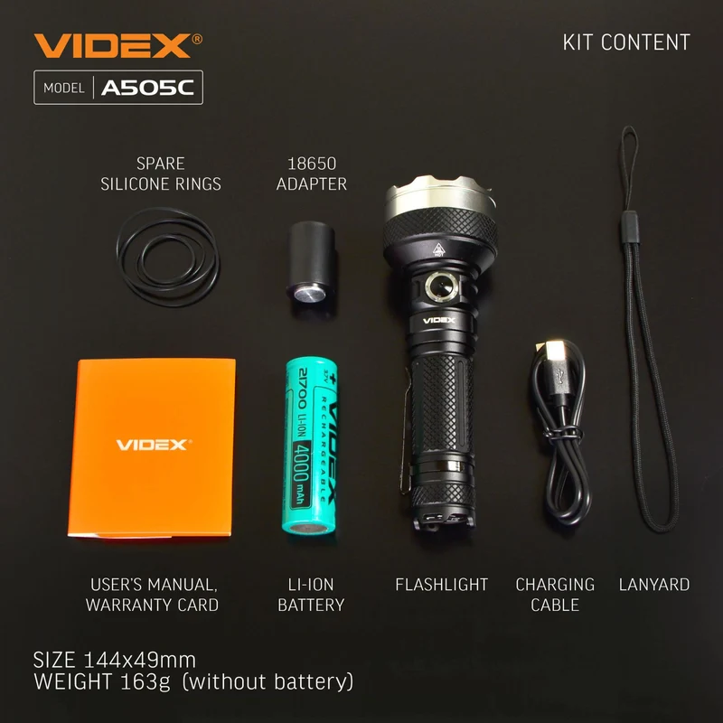 LED-Taschenlampe 20 Watt | Wiederaufladbar | 5500 Lumen | 5000K - Tageslichtweiß