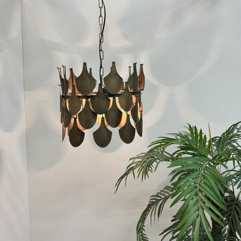 PTMD Linnes Hängeleuchte Bronze Deckenlampe Lampe