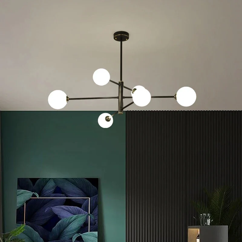 Goldene Metall-Hängelampe Kugelform Raffiniertes Design – Orba