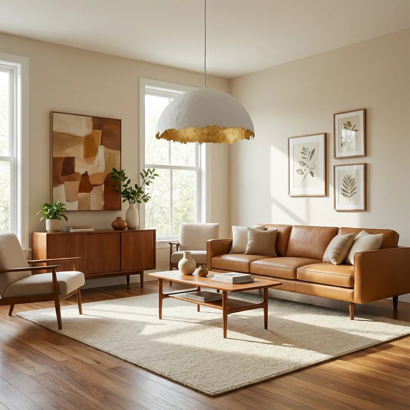 Art-Déco-Hängeleuchte Chrom-Finish Kühnes Design – Lueur Écarlate