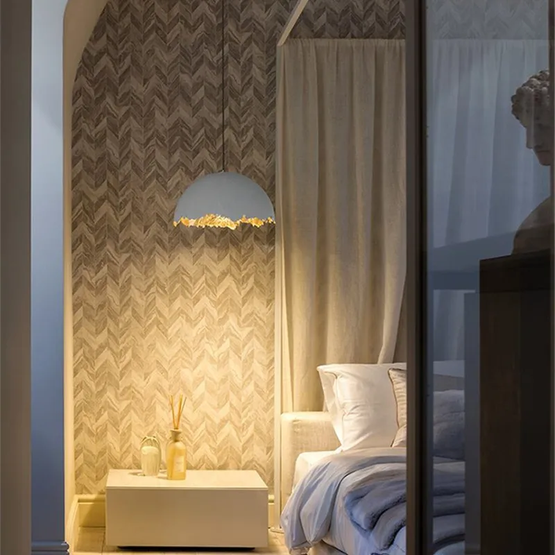 Art-Déco-Hängeleuchte Chrom-Finish Kühnes Design – Lueur Écarlate