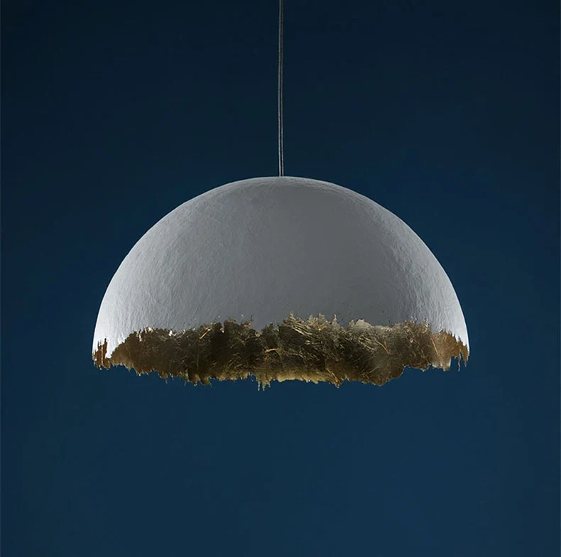 Art-Déco-Hängeleuchte Chrom-Finish Kühnes Design – Lueur Écarlate