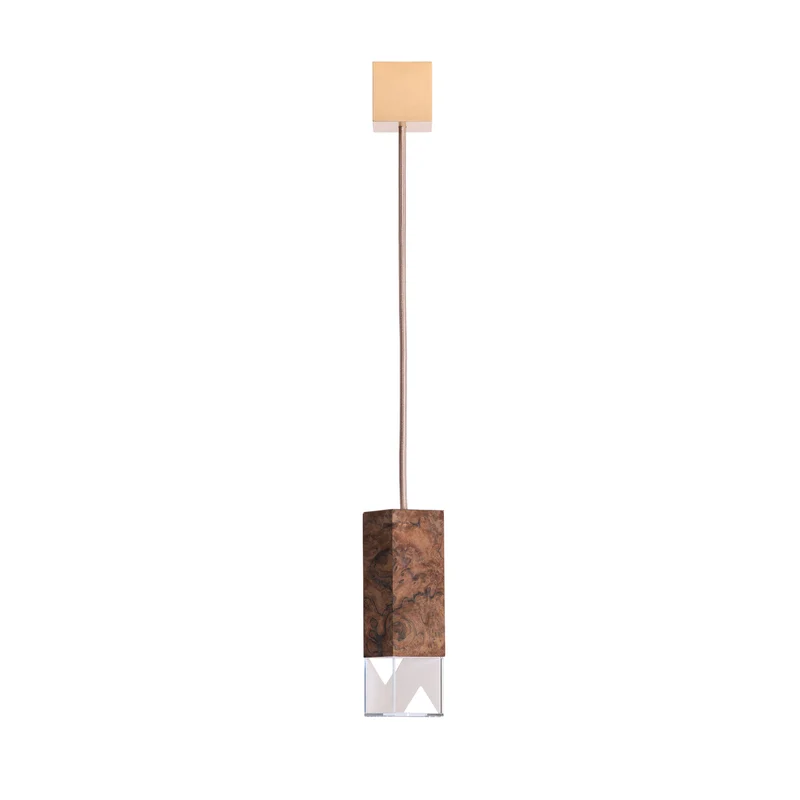 Wood Pendant Lamp LAMP/ONE Revamp by Formaminima