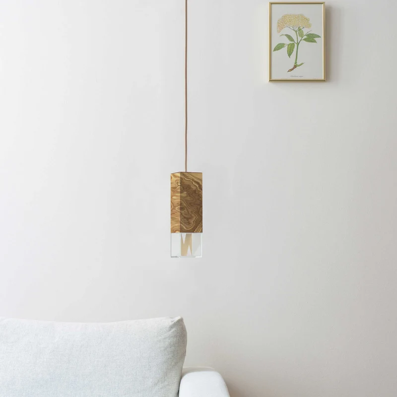 Wood Pendant Lamp LAMP/ONE Revamp by Formaminima