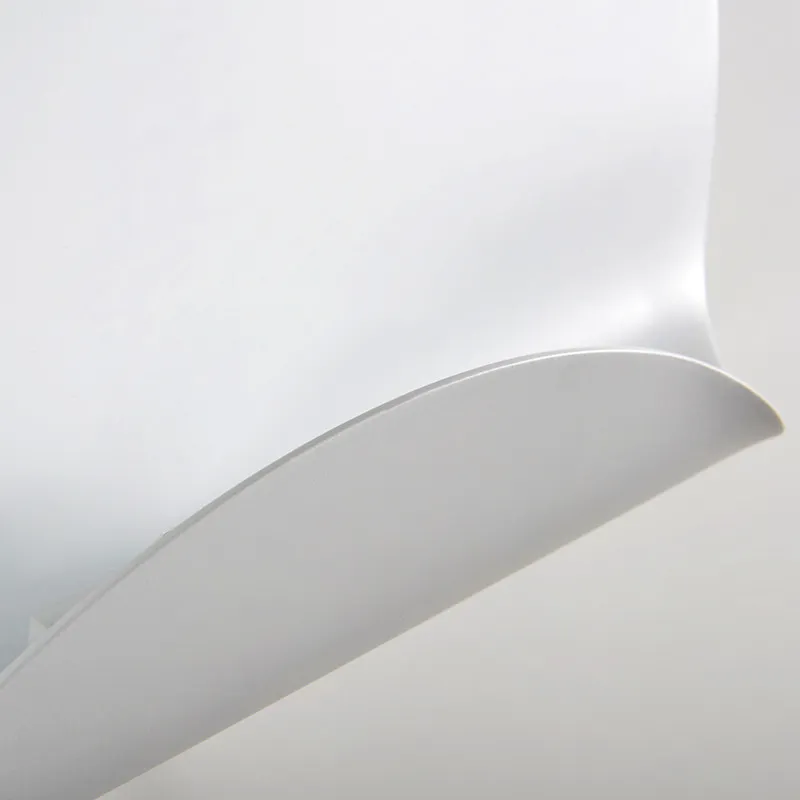Weiße minimalistische runde Wandleuchte aus Metall für Schlafzimmer