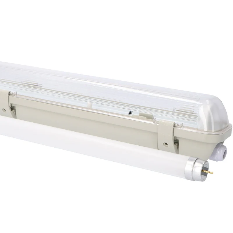 Feuchtraumleuchte mit HF-Bewegungsmelder und LED-Röhre 150 cm 20W neutralweiß IP65 - LED's Light