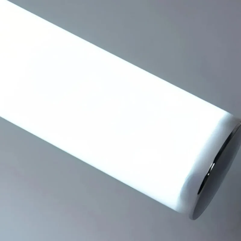 Moderne LED Spiegelleuchte in Chrom fürs Badezimmer, IP44