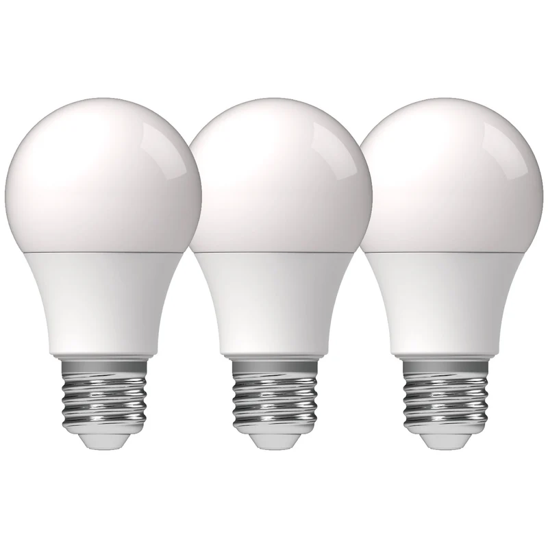 LED Birne E27 8,5W warmweiß Opal A60 3-Pack - LED's Light Basic