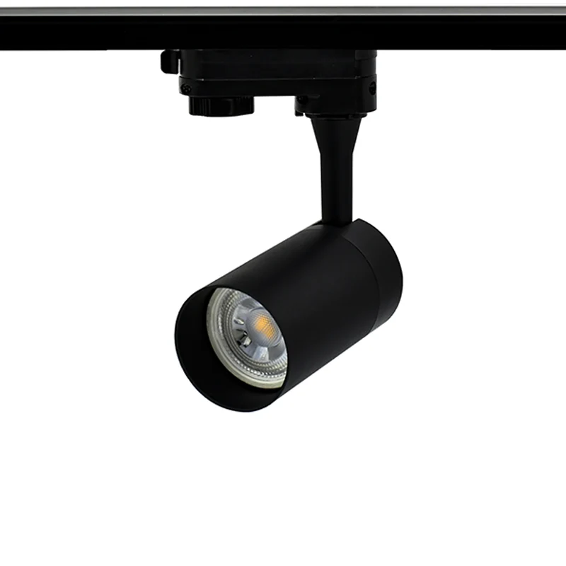 LED 3-Phasen-Schienenstrahler | GU10-Fassung | Schwarz