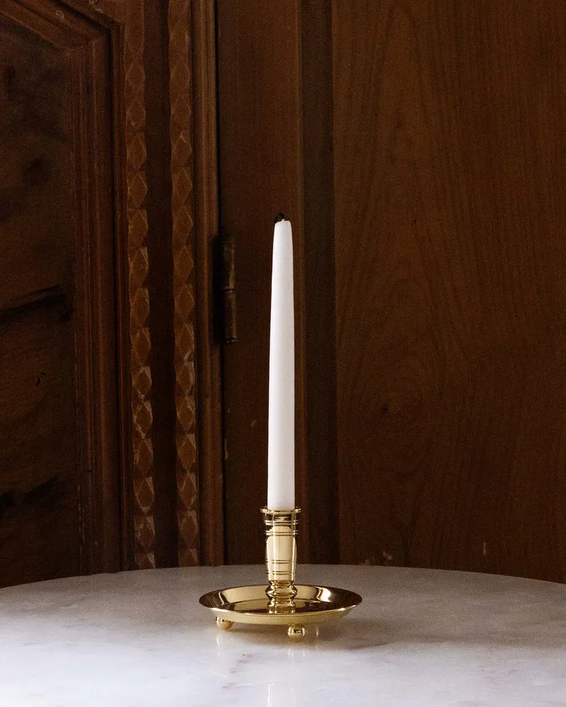 Ljusstake mässing - Solliden