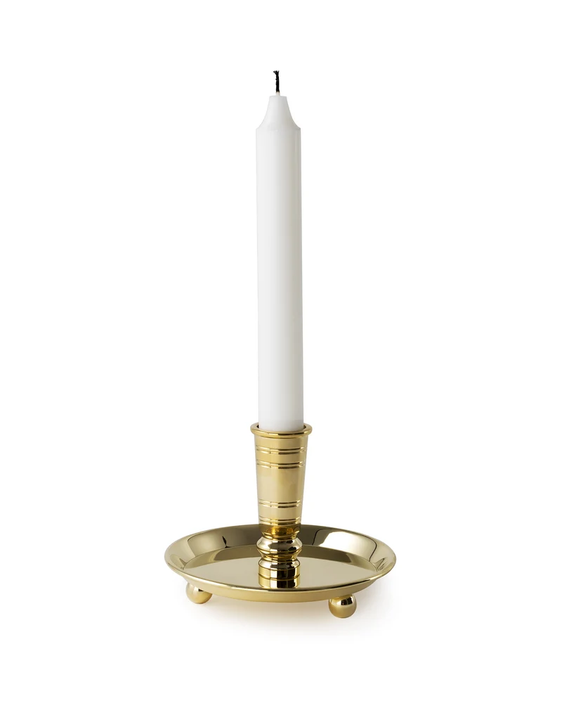 Ljusstake mässing - Solliden