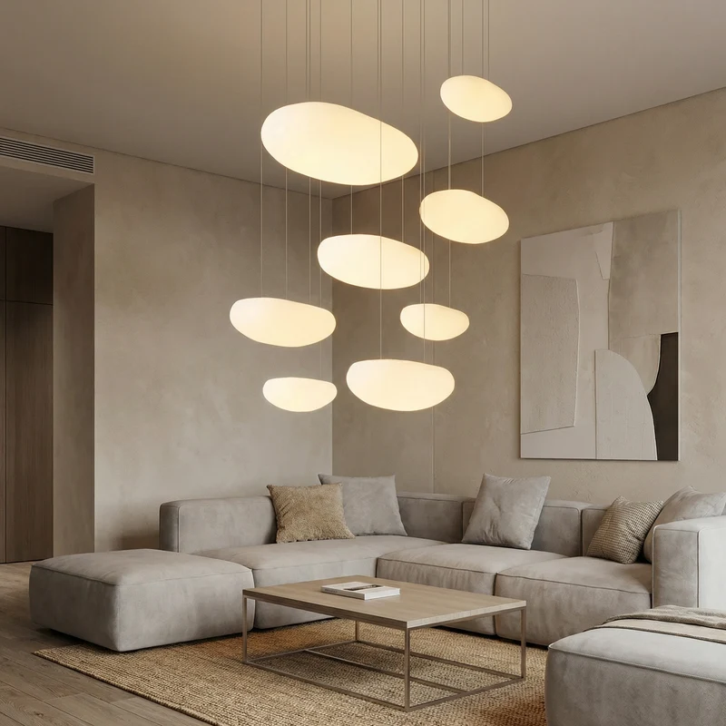 Moderne Hängelampe mit sanften Formen – Lumys