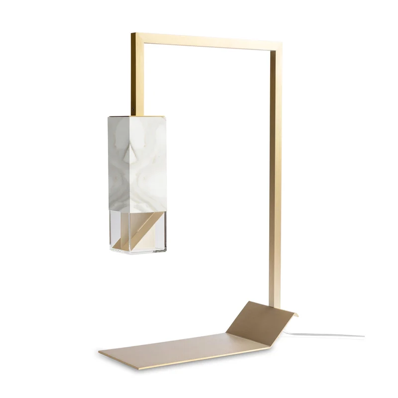 Marble Table Lamp LAMP/TWO by Formaminima